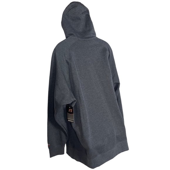 New Russell Men's Charcoal Gray Pullover Hoodie Thick Sweatshirt 3X / XXXL - Picture 5 of 11